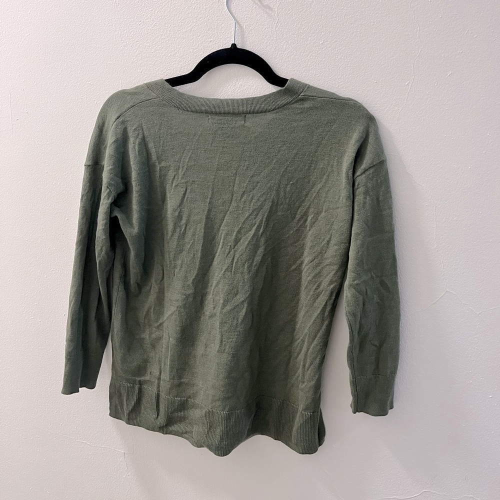 Pretty sage green spring sweater